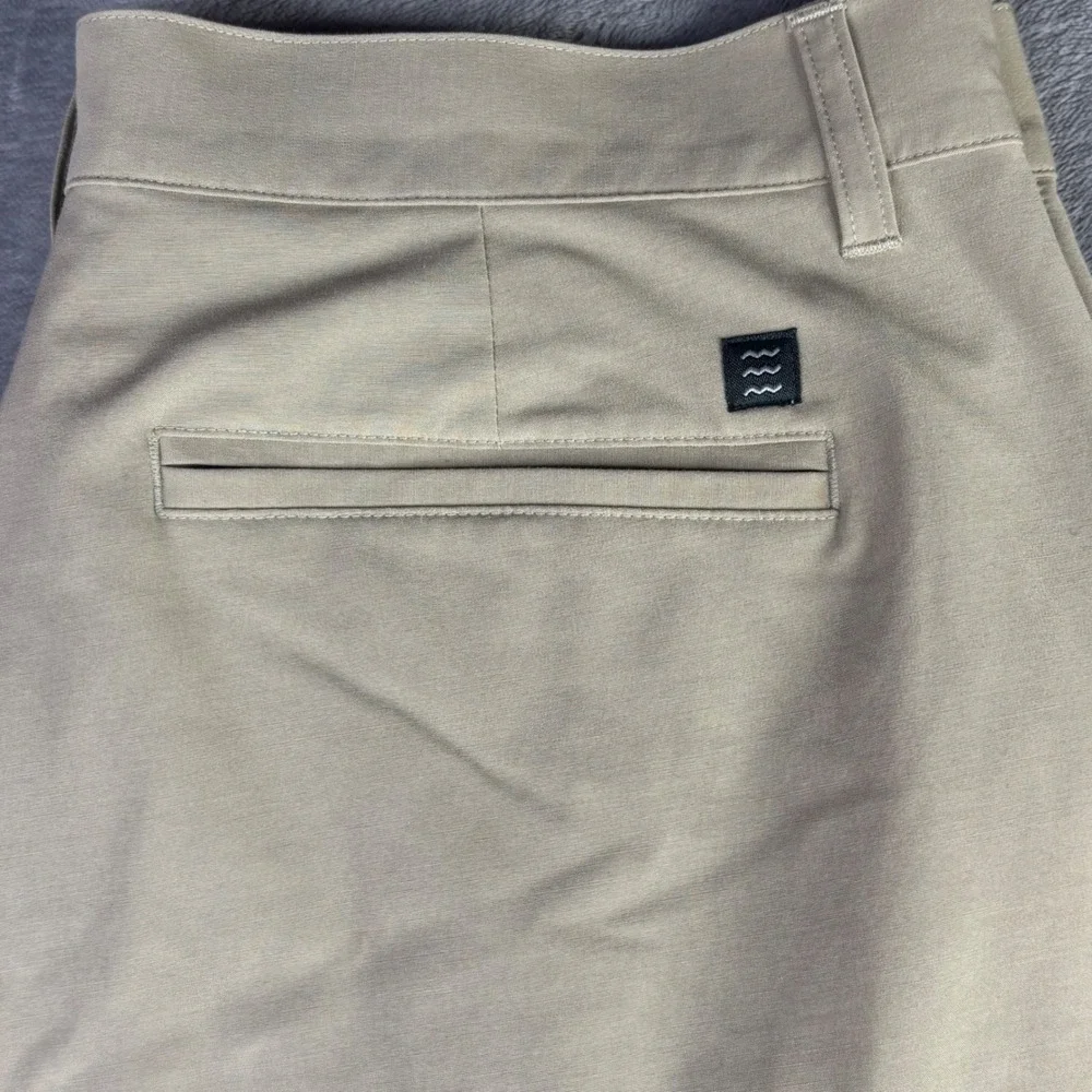 Free Fly Pants Mens 32x30 Khaki Repreve Organic Cotton Stretch Performance Chino